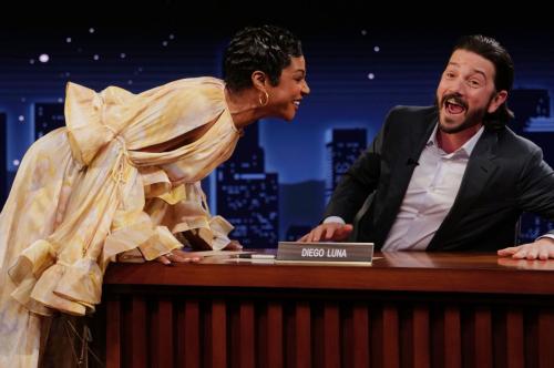 Diego Luna Returns on Jimmy Kimmel Live Interview, June 2025 12