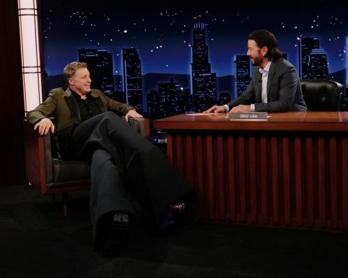 Diego Luna Returns on Jimmy Kimmel Live Interview, June 2025 6