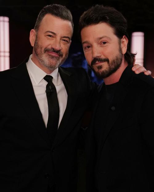 Diego Luna Talks Series on Jimmy Kimmel Live, April 2025