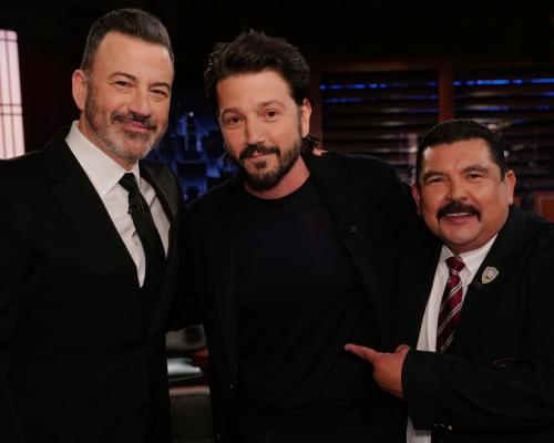 Diego Luna Talks Series on Jimmy Kimmel Live, April 2025 1