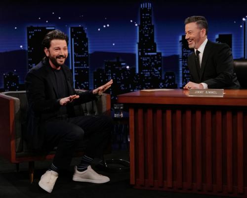 Diego Luna Talks Series on Jimmy Kimmel Live, April 2025 2
