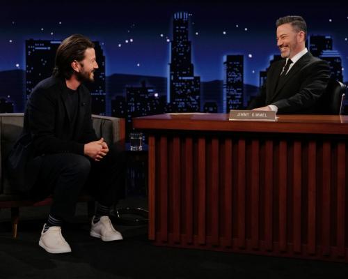 Diego Luna Talks Series on Jimmy Kimmel Live, April 2025 3