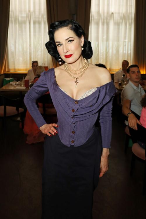 Dita Von Teese at Pride Brunch London, July 2025