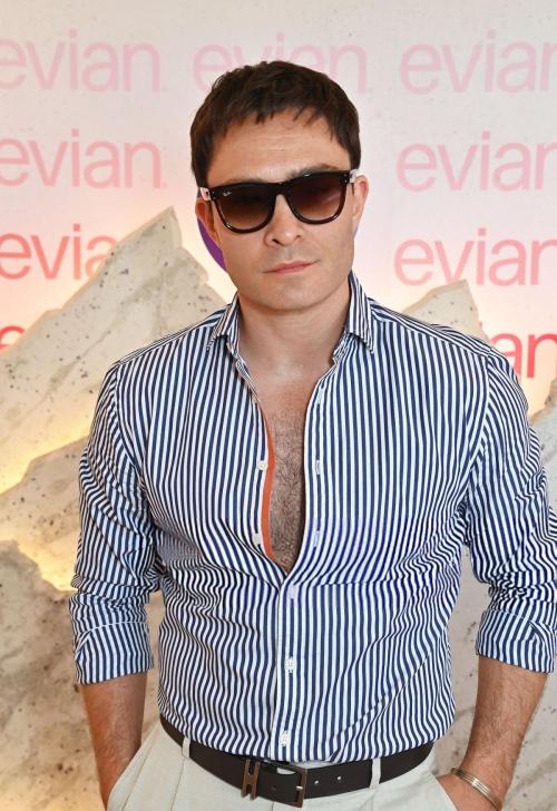 Ed Westwick at Wimbledon Day 11 Match, July 2025