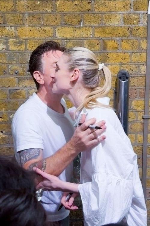 Elizabeth Debicki and Ewan McGregor Kiss Outside Theatre, July 2025