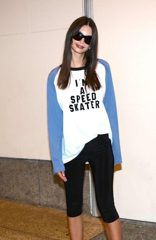 Emily Ratajkowski Leaves CBS Studios NYC, July 2025 2