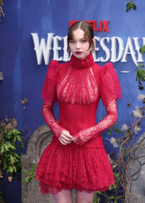 Emma Myers at Wednesday Season 2 premiere, July 2025 6