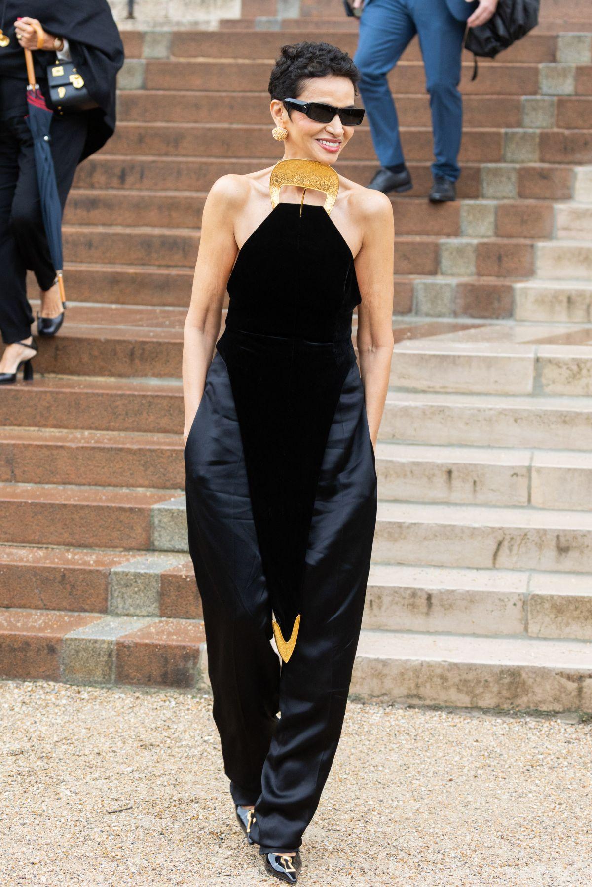 Farida Khelfa at Schiaparelli show Paris, July 2025