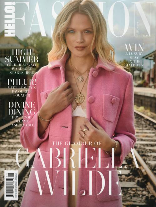 Gabriella Wilde glows in Hello Fashion, Aug-Sept 2025