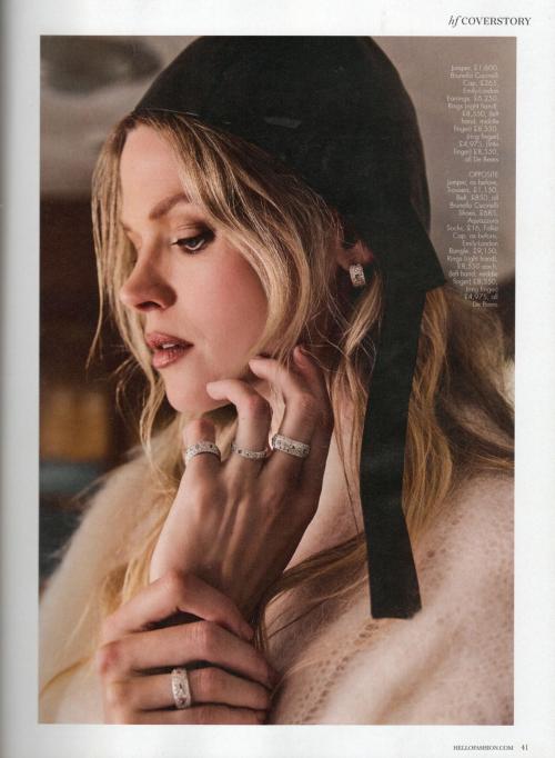 Gabriella Wilde glows in Hello Fashion, Aug-Sept 2025 3