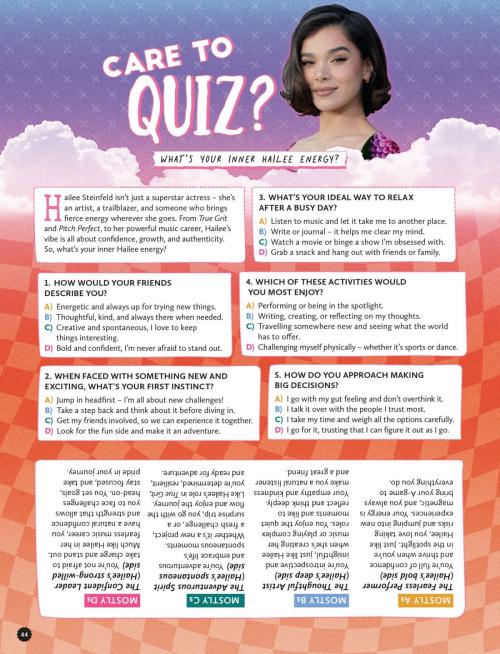 Hailee Steinfeld in Teen Breathe cover, 2025 1