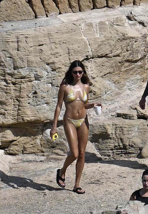 Hailey Bieber Bikini Beach Shoot Mallorca, July 2025