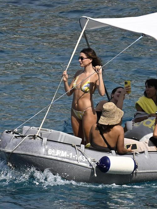 Hailey Bieber Bikini Beach Shoot Mallorca, July 2025 1