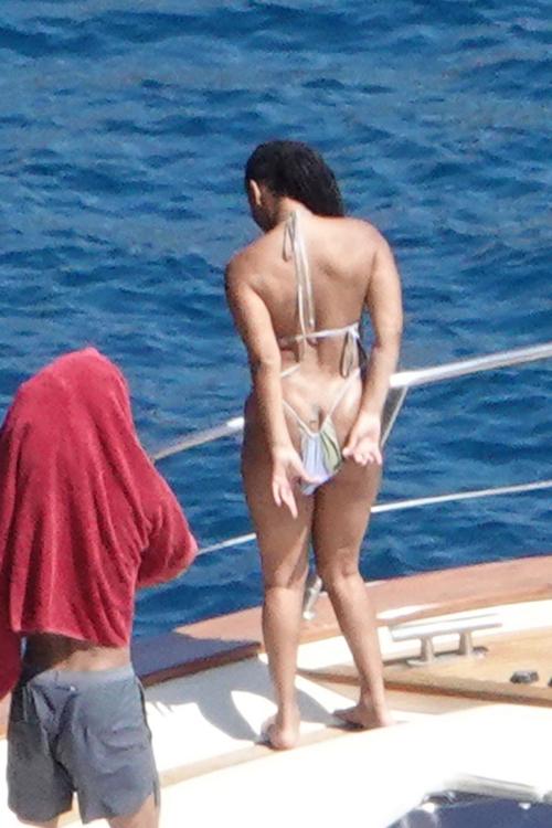 Halle Bailey in Bikini at Boat Day in Positano, June 2025 12