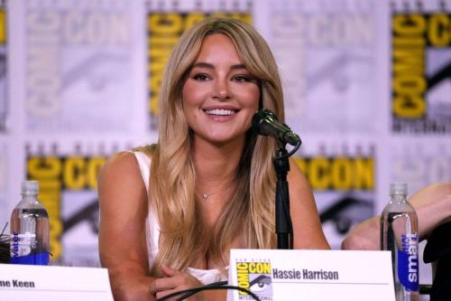 Hassie Harrison at Comic-Con International, July 2025 1