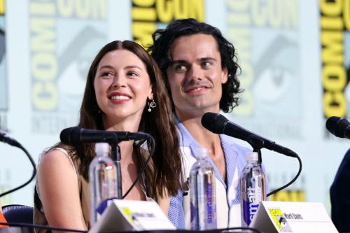 Hermione Corfield at Outlander Panel Comic-Con July 2025 6