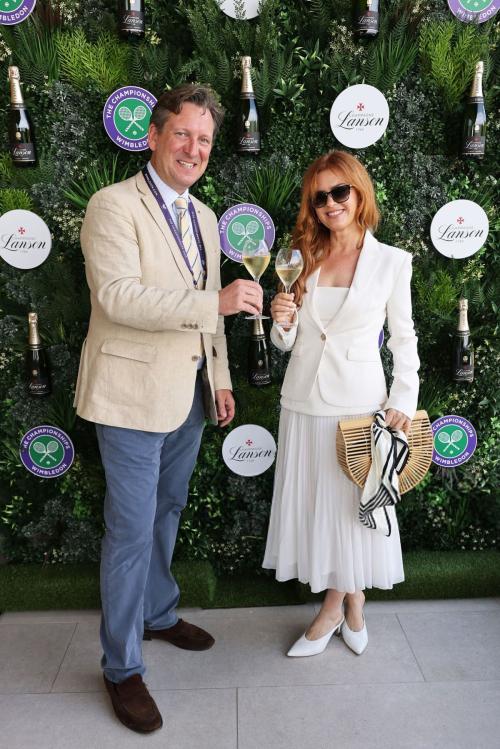Isla Fisher at Wimbledon Men’s Final, July 2025 1