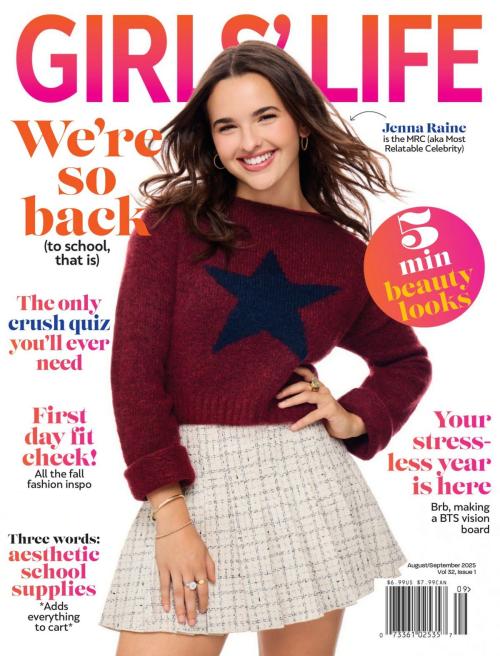 Jenna Raine Girls’ Life Magazine Feature Sept 2025