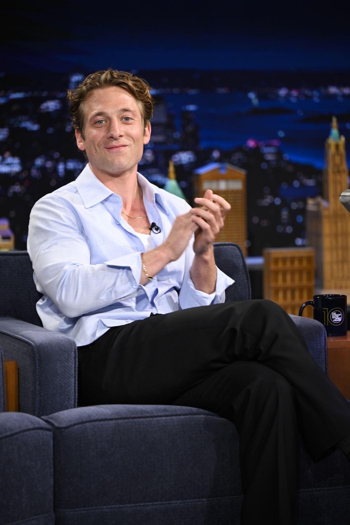Jeremy Allen White on Tonight Show Starring Jimmy Fallon, June 2025