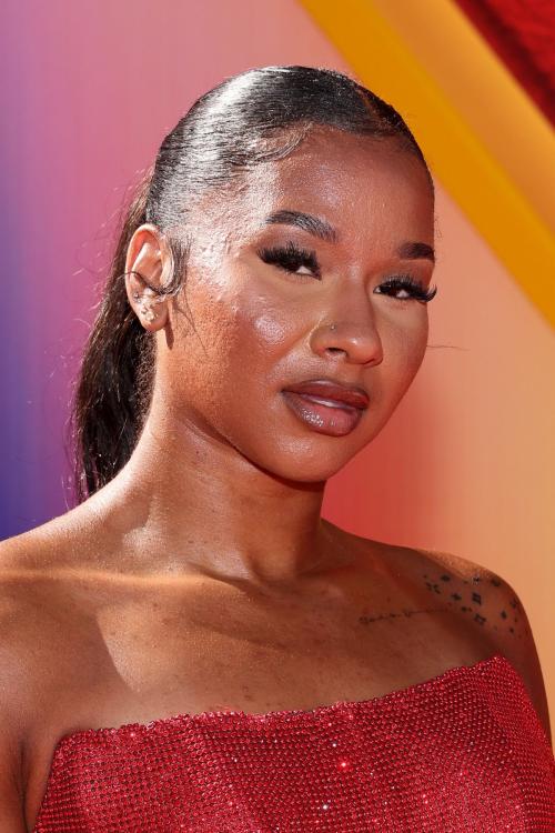 Jordan Chiles attends premiere LA, July 2025