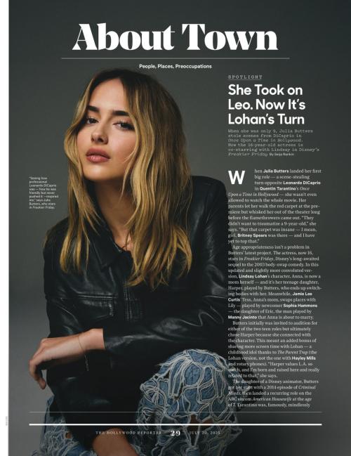 Julia Butters profile in Hollywood Reporter, July 2025