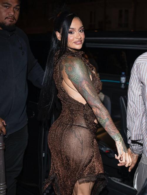 Kehlani at Balenciaga After-party in Paris July 2025 3