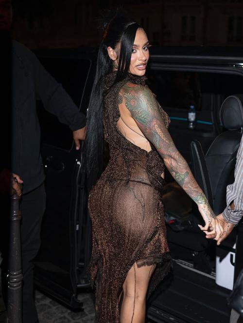 Kehlani at Balenciaga After-party in Paris July 2025 4
