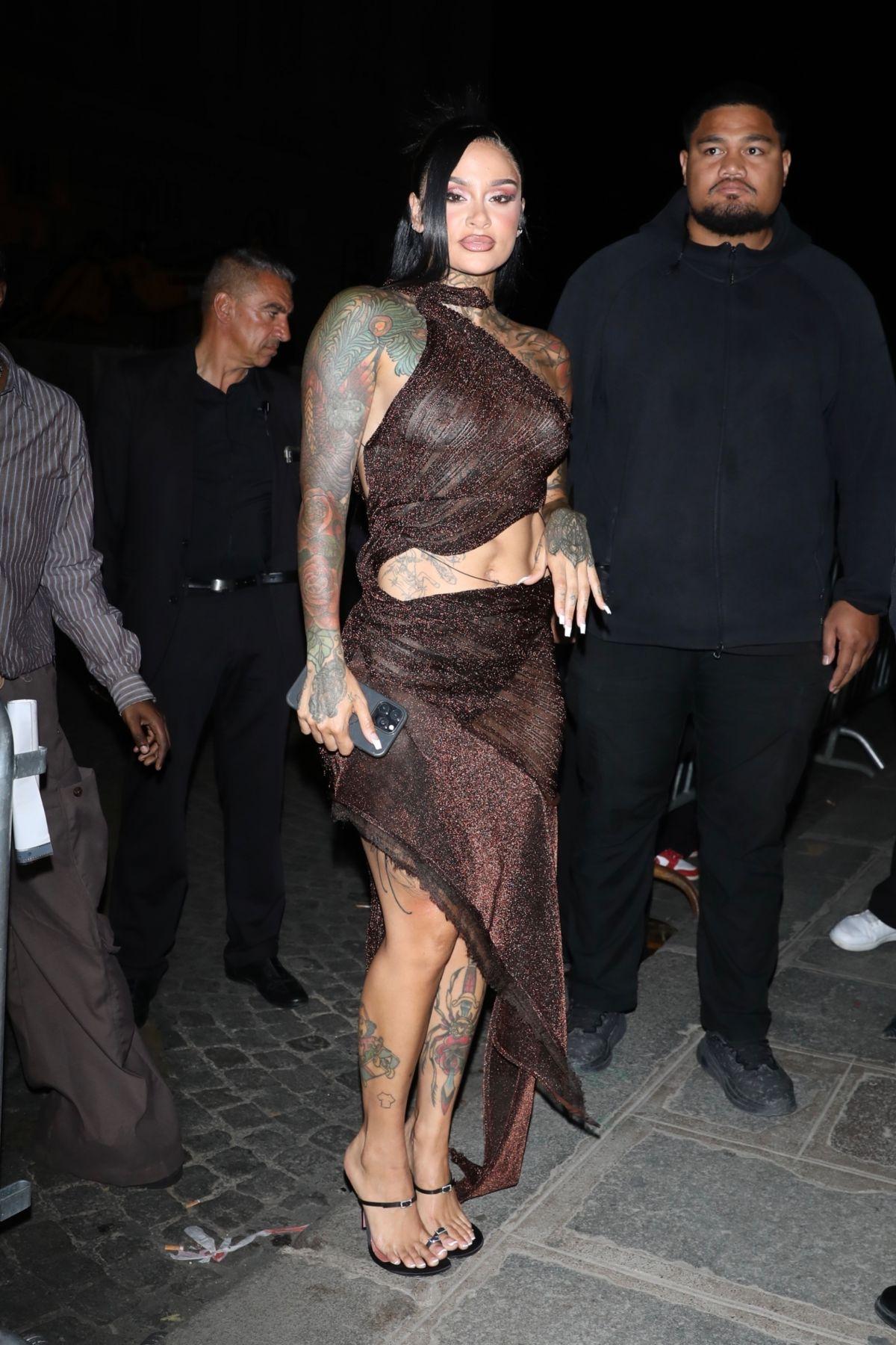 Kehlani at Balenciaga after-party Paris, July 2025