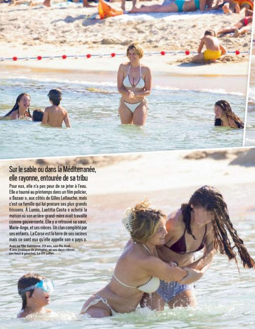 Laetitia Casta featured in Paris Match, July 2025 4