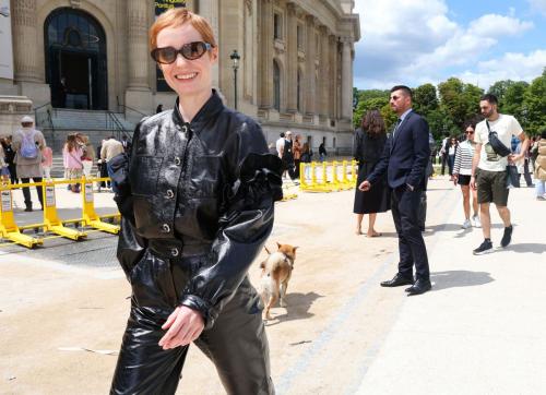 Leonie Benesch at Chanel fashion show, July 2025 2