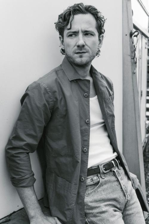 Lewis Pullman for JJ Geiger Bustle shoot, 2025 10