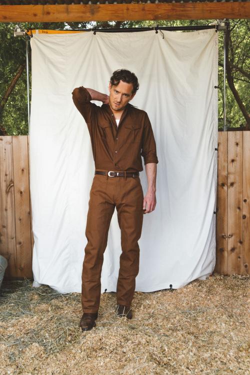 Lewis Pullman for JJ Geiger Bustle shoot, 2025 4