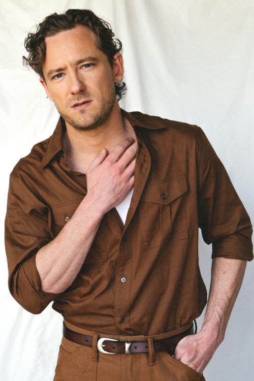 Lewis Pullman for JJ Geiger Bustle shoot, 2025 7