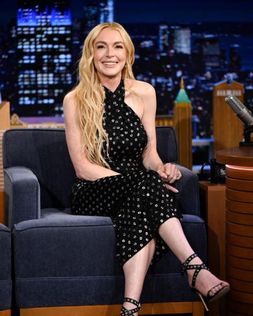 Lindsay Lohan on Tonight Show with Fallon, July 2025 2