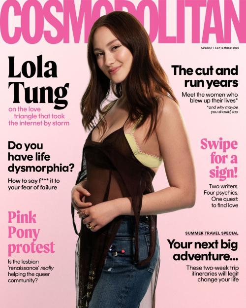 Lola Tung for Cosmopolitan UK Cover Story, Sept 2025