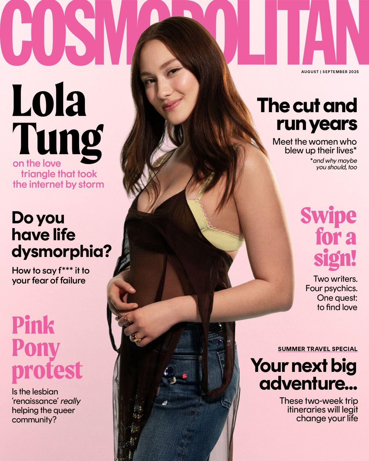 Lola Tung for Cosmopolitan UK Cover Story, Sept 2025