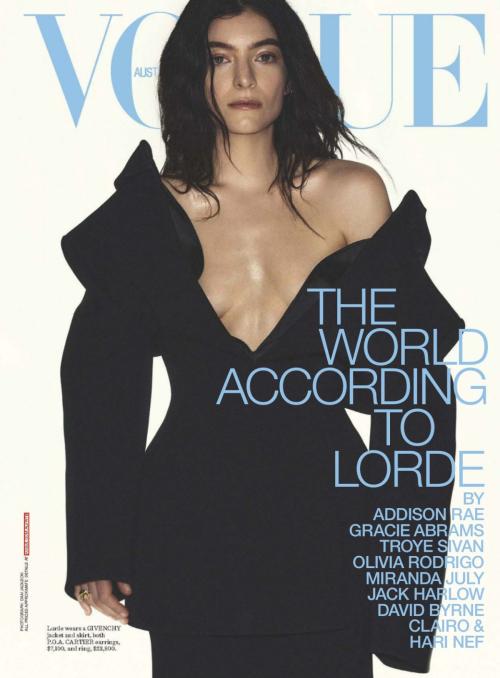 Lorde in Vogue Australia feature, July 2025