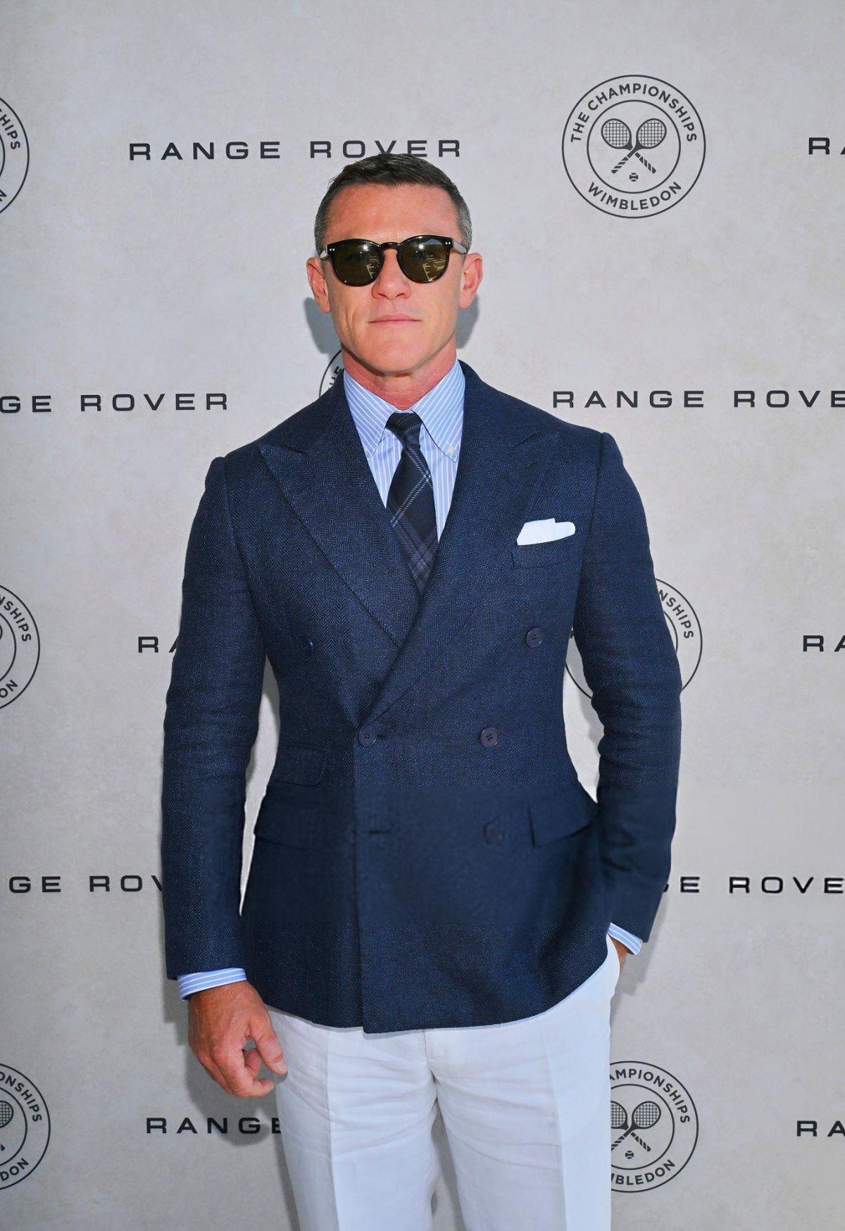 Luke Evans at Wimbledon Ladies Final, July 2025