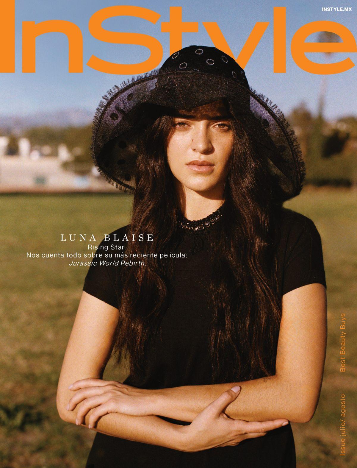 Luna Blaise on InStyle Mexico cover, July 2025