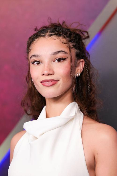 Malia Baker at Zombies 4 movie event, July 2025 4