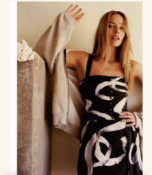 Margot Robbie on Harper’s Bazaar France Cover, Aug 2025