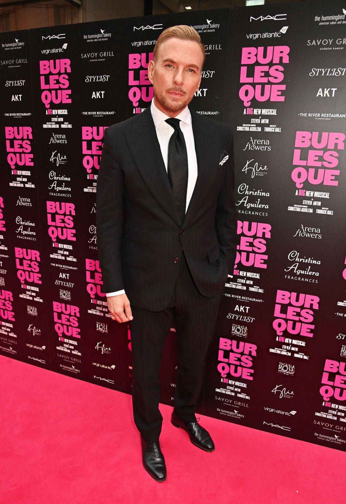 Matt Goss attends Burlesque Musical premiere, July 2025