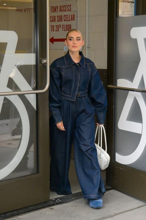 Meg Donnelly leaves ABC Studio in New York, Jul 2025 2