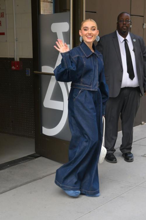 Meg Donnelly leaves ABC Studio in New York, Jul 2025 4