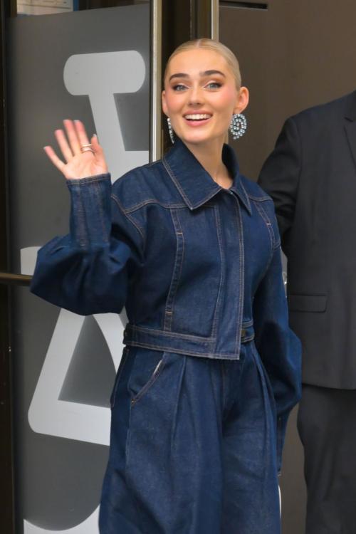 Meg Donnelly leaves ABC Studio in New York, Jul 2025 5