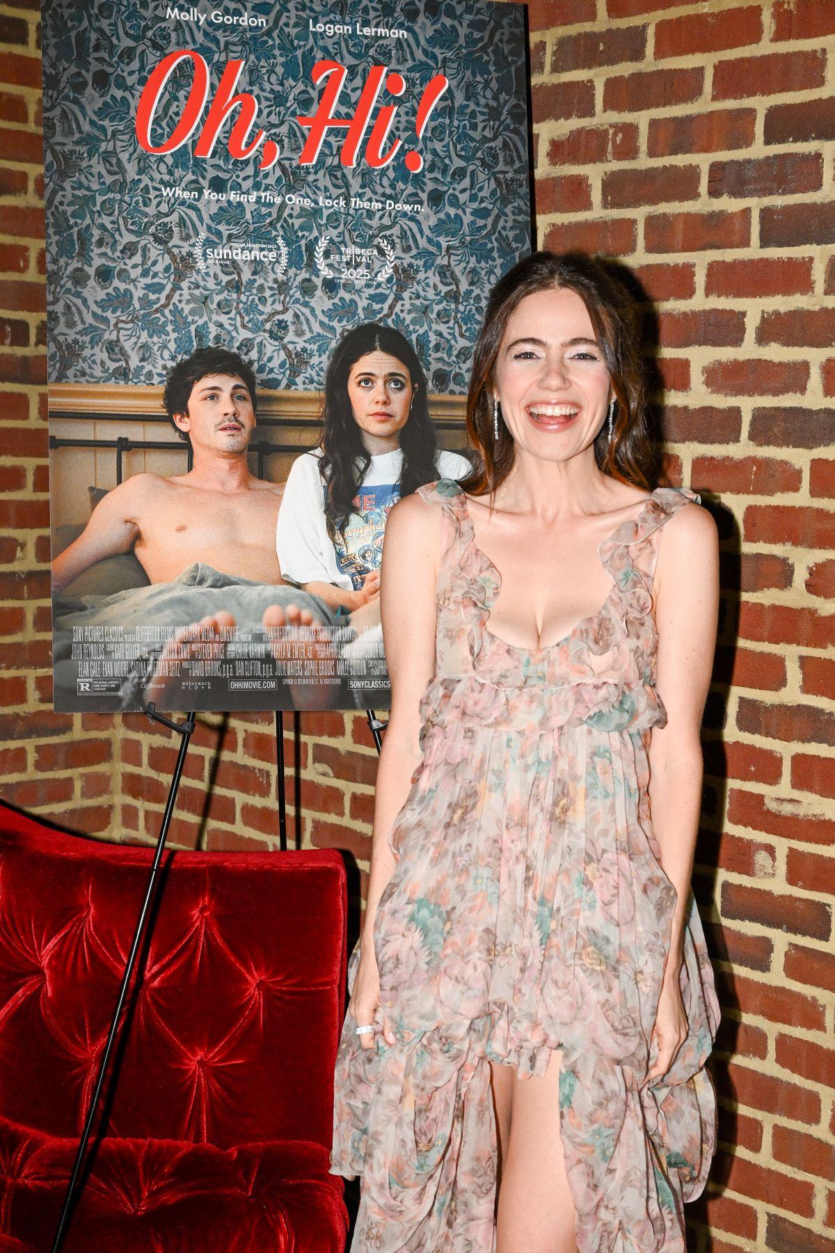 Molly Gordon at Oh, Hi! Screening NYC July 2025