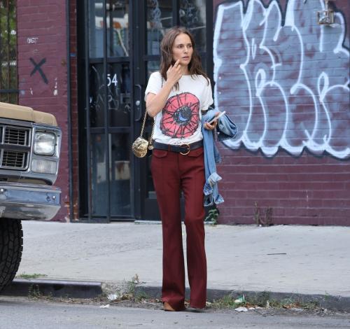 Natalie Portman on Good Sex Set in Brooklyn July 2025 3