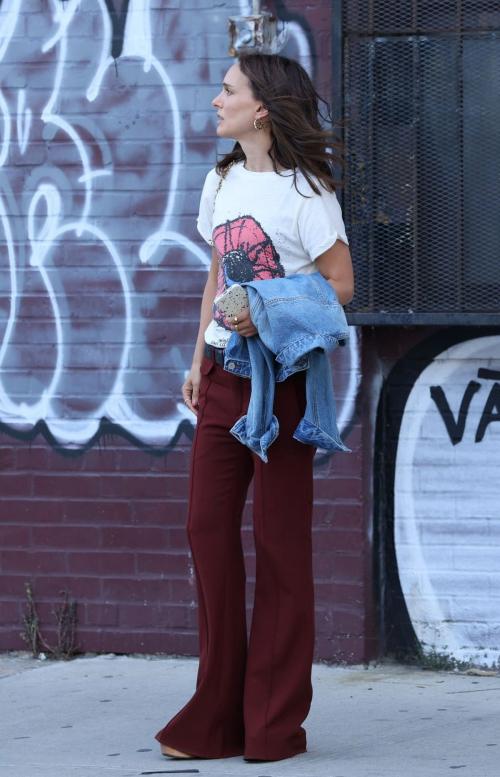 Natalie Portman on Good Sex Set in Brooklyn July 2025 6