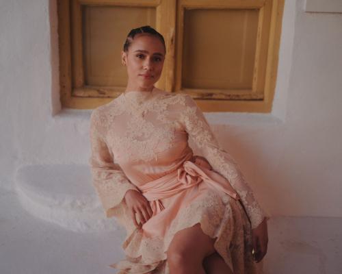 Nathalie Emmanuel models for Zimmerman, 2025 1