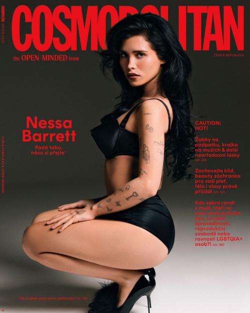 Nessa Barrett Cosmopolitan Czech Cover August 2025
